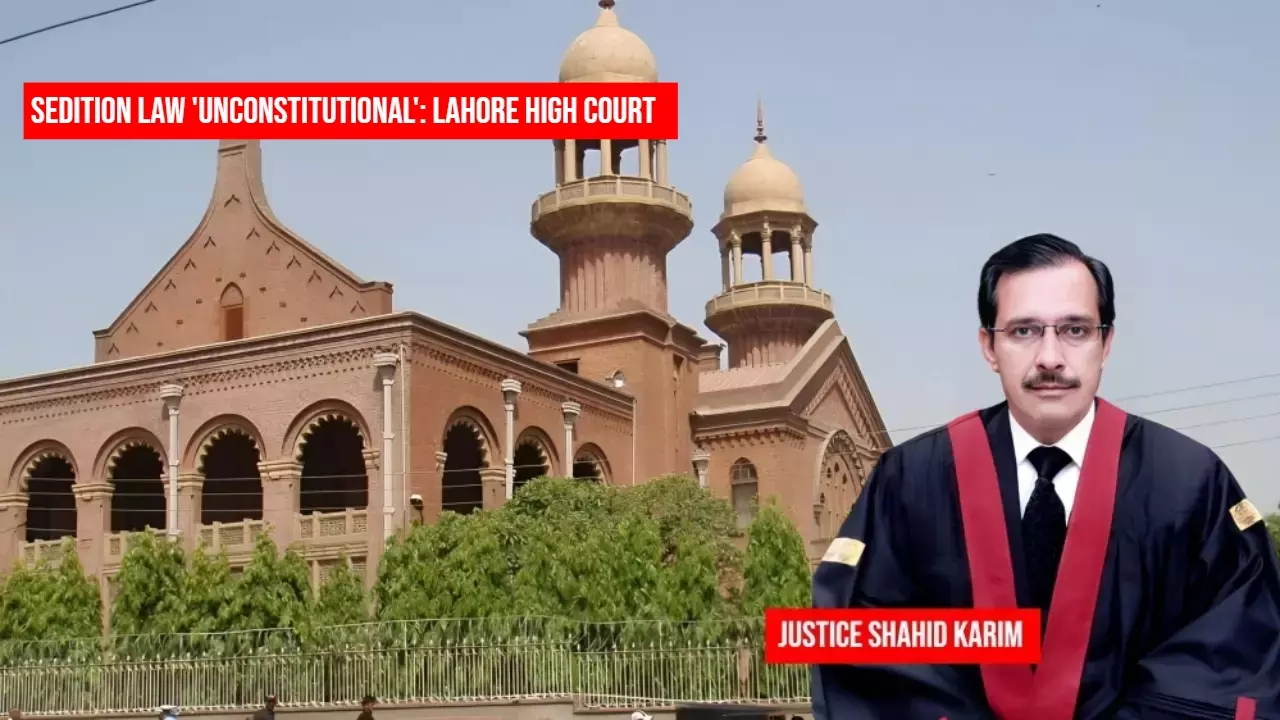 Sedition Law Intended To Wreak Revenge On A Political Dissenter; Loyalty To State & Govt Must Be Distinguished: Lahore High Court Sedition Law Intended To Wreak Revenge On A Political Dissenter; Loyalty To State & Govt Must Be Distinguished: Lahore High Court