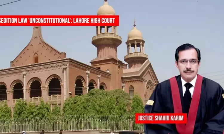 Sedition Law Intended To Wreak Revenge On A Political Dissenter; Loyalty To State & Govt Must Be Distinguished: Lahore High Court Sedition Law Intended To Wreak Revenge On A Political Dissenter; Loyalty To State & Govt Must Be Distinguished: Lahore High Court