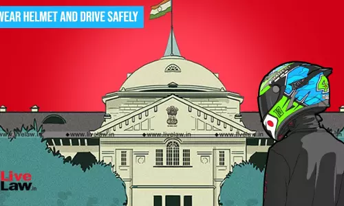 Distribute 15 Helmets Near AIIMS Delhi Holding Wear Helmet-Drive Safely Placard: Allahabad HC To Fatal Road Accident Accused, Grants Bail