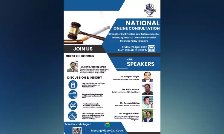 NLU Odisha: National Online Consultation On Strengthening Effective Law Enforcement For Advancing Tobacco Control In India With Stronger Policy Initiatives NLU Odisha: National Online Consultation On Strengthening Effective Law Enforcement For Advancing Tobacco Control In India With Stronger Policy Initiatives