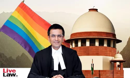 What Happens When A Child Of Heterosexual Couple Sees Domestic Violence?:  CJI DY Chandrachud On Concerns Over Adoption By Queer Couples