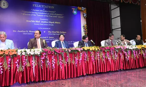 Orissa High Court Felicitates Lawyers With Over 50 Yrs Of Practice, Confers ‘Lawyers Of The Year Award’ On 18 Young District Court Lawyers