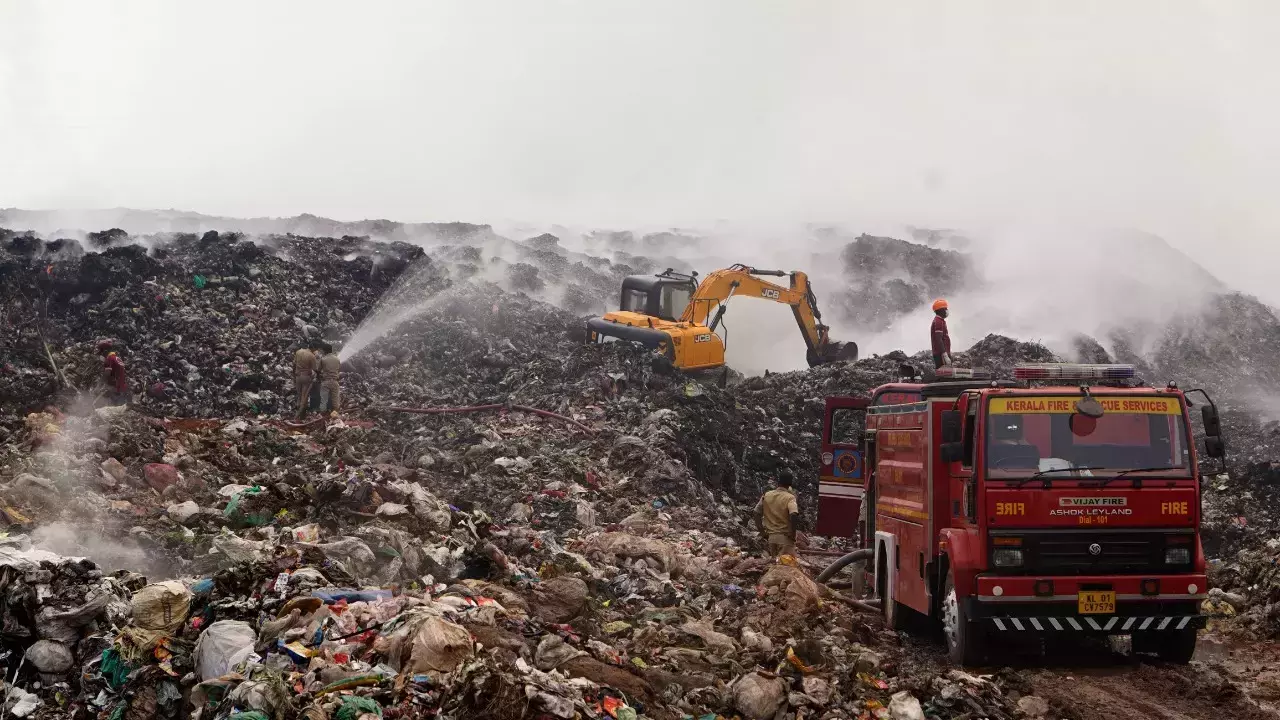 Kerala High Court Directs State To Report Impact On Health Of Residents Near Brahmapuram Waste Management Site