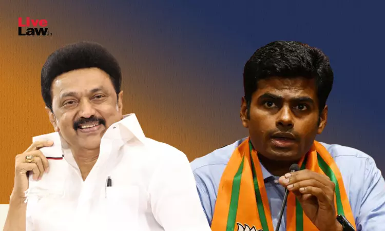 Tamil Nadu Govt Files Criminal Defamation Case Against BJP State President K Annamalai For Statements Against CM MK Stalin Tamil Nadu Govt Files Criminal Defamation Case Against BJP State President K Annamalai For Statements Against CM MK Stalin