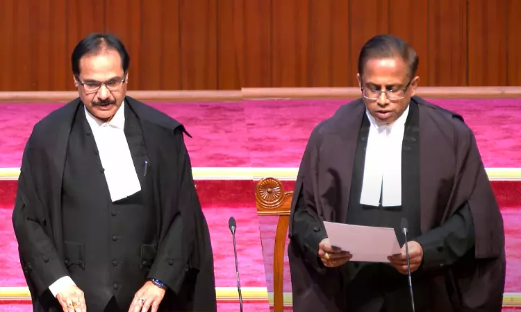 Justice Prashant Kumar Mishra & KV Viswanathan Take Oath As Supreme Court Judges Justice Prashant Kumar Mishra & KV Viswanathan Take Oath As Supreme Court Judges