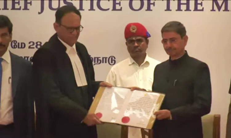 Justice SV Gangapurwala Sworn In As Chief Justice Of Madras High Court Justice SV Gangapurwala Sworn In As Chief Justice Of Madras High Court
