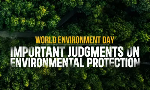 world environment day, important judgments