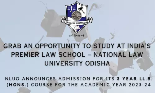 NLU Odisha Launches 3 Year LL.B. (Hons.) Course From The Academic Year 2023- 24 [Apply By: 30th June]