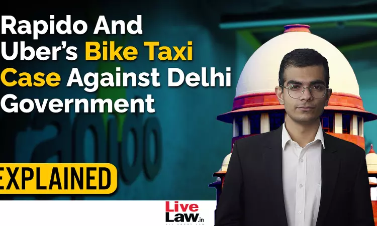 SC Stays Delhi HC Order Allowing Bike Taxis In Delhi