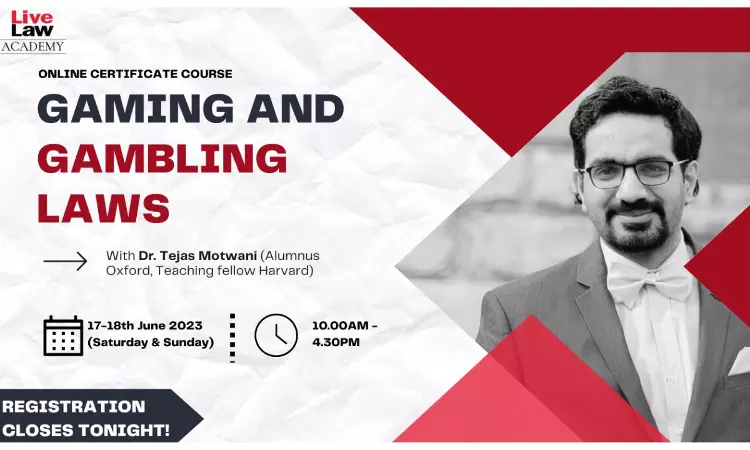 HURRY UP! REGISTRATION CLOSES TONIGHT - 10Hours Gaming And Gambling Laws Certificate Course Starts Tomorrow! HURRY UP! REGISTRATION CLOSES TONIGHT - 10Hours Gaming And Gambling Laws Certificate Course Starts Tomorrow!