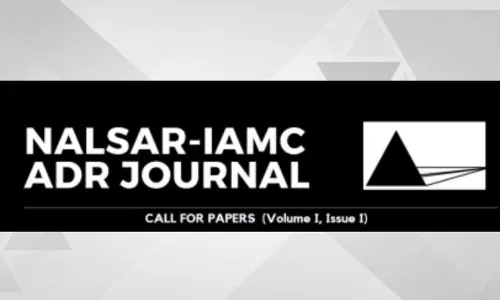 Call For Papers: NALSAR -IAMC ADR Journal Volume I [Submit By 31st July]