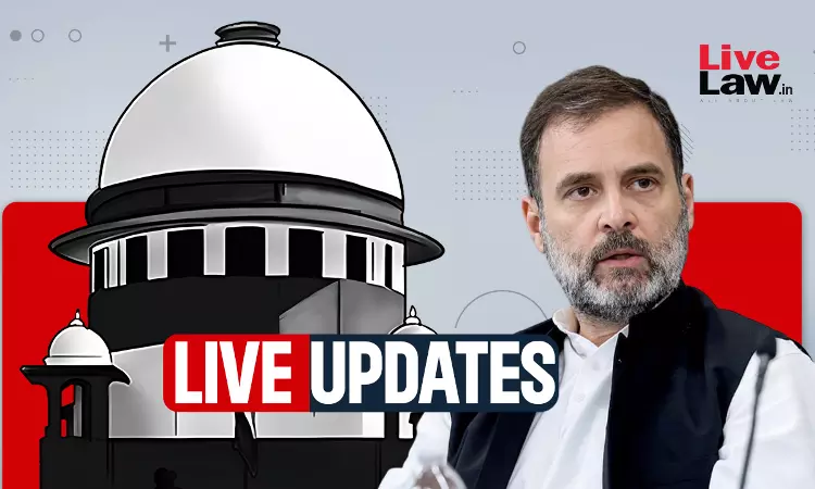 LIVE UPDATES - Supreme Court Hearing On Rahul Gandhis Plea To Stay Conviction In Defamation Case Over Modi Surname Remark LIVE UPDATES - Supreme Court Hearing On Rahul Gandhis Plea To Stay Conviction In Defamation Case Over Modi Surname Remark