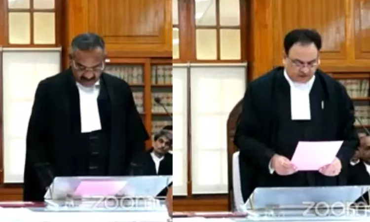 Justice Manoj Bajaj And Justice Donadi Ramesh Sworn In As Judges Of Allahabad High Court Justice Manoj Bajaj And Justice Donadi Ramesh Sworn In As Judges Of Allahabad High Court