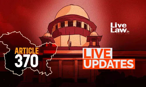 Article 370 Case Hearing : Live Updates From Supreme Court [Day 16]