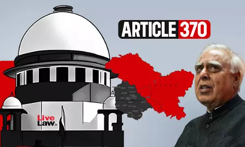 Governor and Union Government Acted in Tandem to Abrogate Article 370: Senior Advocate Kapil Sibal Tells Supreme Court [Day 2]