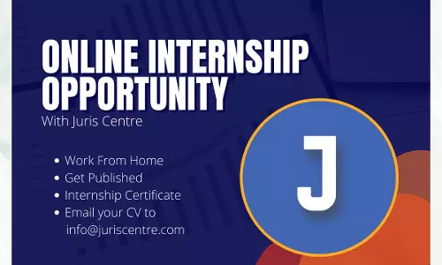 Juris Centre: 4-Week Online Internship in September, 2023 [Apply By August 25]