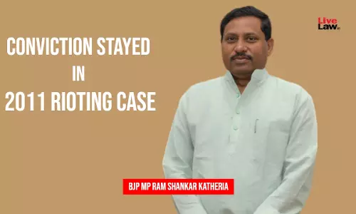 Rioting Case | Agra Court Stays Conviction Of BJP MP Ram Shankar Katheria, Lok Sabha Membership No More In Peril