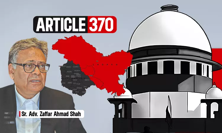 Article 370 Case | J&K Retained Autonomy, It Signed IoA To Shake Hands With India, Not To Embrace It Fully :  Zaffar Shah To Supreme Court [Day 5]