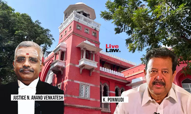 Prima Facie Hate Speech: Madras HC Initiates Suo Motu Proceedings Against Minister Ponmudi For Comments On Saivism, Vaishnavism & Women Prima Facie Hate Speech: Madras HC Initiates Suo Motu Proceedings Against Minister Ponmudi For Comments On Saivism, Vaishnavism & Women