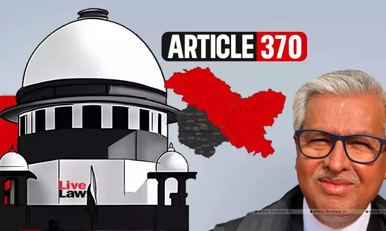 Article 370 Case | Upholding Centres Actions Could Create A Precedent To Disintegrate Any State To Achieve Political Goals : Dushyant Dave [Day 6]