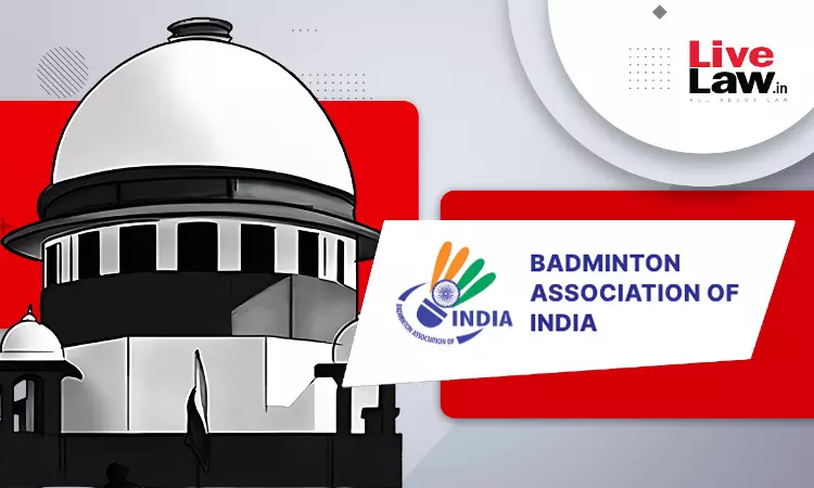 Badminton Association Case : Supreme Court Sets Aside HCs Stay On BAI Diktat Against Players Playing In Unrecognised Tournaments Badminton Association Case : Supreme Court Sets Aside HCs Stay On BAI Diktat Against Players Playing In Unrecognised Tournaments