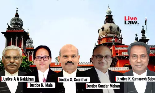 Supreme Court Collegium Recommends Making Five Additional Judges Of Madras High Court Permanent