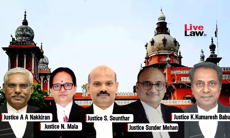 Five Additional Judges Of Madras High Court Made Permanent Five Additional Judges Of Madras High Court Made Permanent