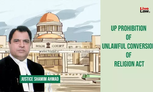 UP Anti-Conversion Law | Distributing Bible, Organising Bhandara Doesn’t Amount To ‘Allurement’ For Religious Conversion: Allahabad HC UP Anti-Conversion Law | Distributing Bible, Organising Bhandara Doesn’t Amount To ‘Allurement’ For Religious Conversion: Allahabad HC