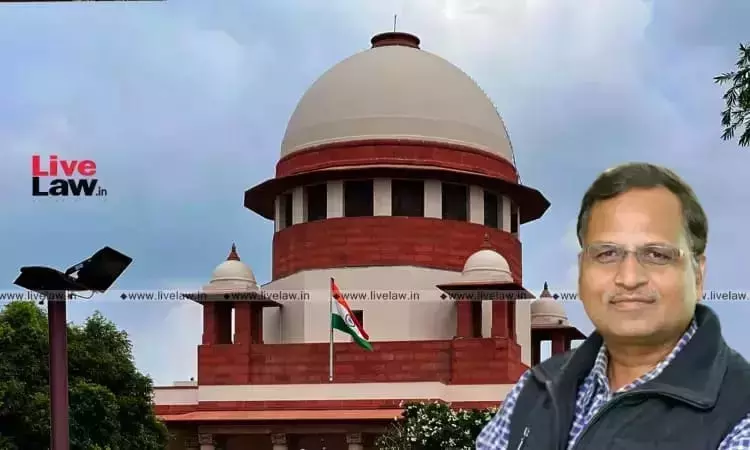 Supreme Court Extends Interim Bail of AAP Leader Satyendar Jain in Money Laundering Case Until September 25 Supreme Court Extends Interim Bail of AAP Leader Satyendar Jain in Money Laundering Case Until September 25