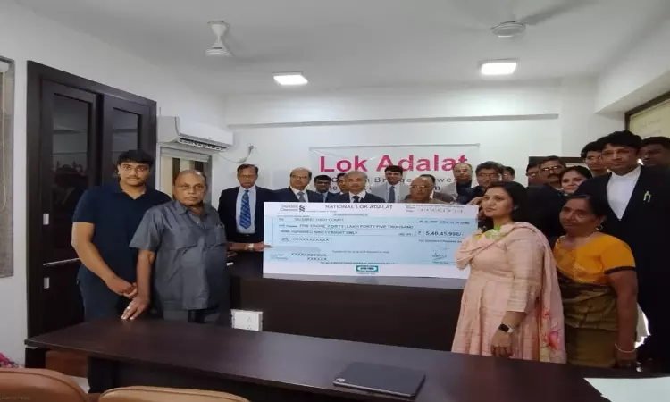Historic Moment At Gujarat High Court As Lok Adalat Settles Accident Death Claim For Rs 5.40 Crore Historic Moment At Gujarat High Court As Lok Adalat Settles Accident Death Claim For Rs 5.40 Crore