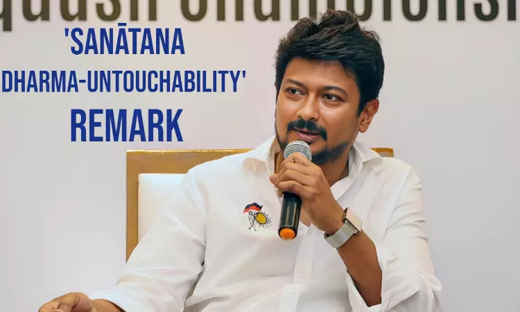 Sanatana Dharma Row| Madras High Court Concludes Arguments On Pleas Questioning Continuation Of Ministers In Public Office Sanatana Dharma Row| Madras High Court Concludes Arguments On Pleas Questioning Continuation Of Ministers In Public Office
