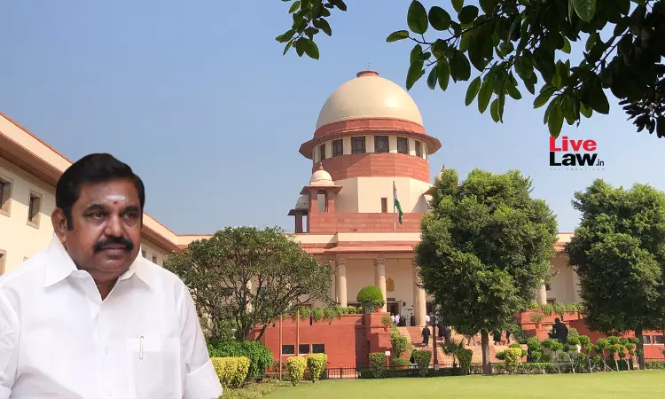 Supreme Court to Hear on Oct 17 TN Anti-Corruption Agencys Plea For Fresh Probe Against Ex-CM Edappadi Palaniswami In Highway Tender Scam Case