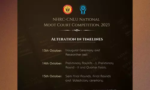 1st NHRC-CNLU National Moot Court Competition, 2023 1st NHRC-CNLU National Moot Court Competition, 2023