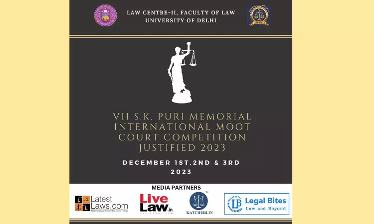 Join The 7th S.K. Puri Memorial International Moot Court Competition, Justified 2023!