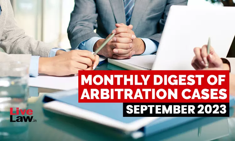 Arbitration Monthly Round-Up: September 2023 Arbitration Monthly Round-Up: September 2023