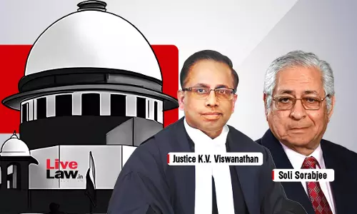 Soli Sorabjee Was Attorney General For The Country & Not The Govt, He Could Tell Union What Was Wrong : Justice KV Viswanathan Soli Sorabjee Was Attorney General For The Country & Not The Govt, He Could Tell Union What Was Wrong : Justice KV Viswanathan