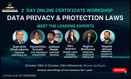 Certificate Workshop On Data Privacy Laws 2023 Delivered By Top Law Firm Partners At Bettering Results: Register Now!