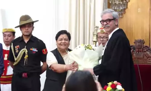 Justice Siddharth Mridul Takes Oath As Chief Justice Of Manipur High Court Justice Siddharth Mridul Takes Oath As Chief Justice Of Manipur High Court