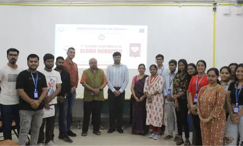 HNLU Raipur Organises The 6th Aanchal Singh Memorial Blood Donation Camp