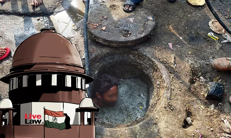Supreme Court Takes Serious Note Of Manual Sewer Cleaning Outside Its Own Gate; Seeks Explanation From PWD Supreme Court Takes Serious Note Of Manual Sewer Cleaning Outside Its Own Gate; Seeks Explanation From PWD