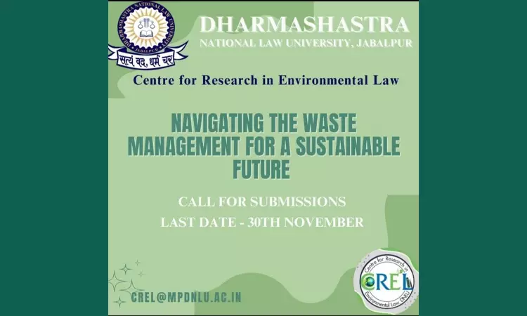 DNLU: The Center For Research In Environmental Law Is Inviting Submissions For The 5th Edition Of Paryarth [Submit By 30th November]