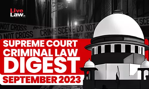 Supreme Court Criminal Digest September 2023