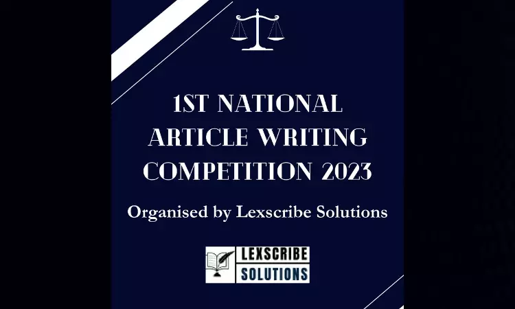 Lexscribe Solutions | 1st National Article Writing Competition