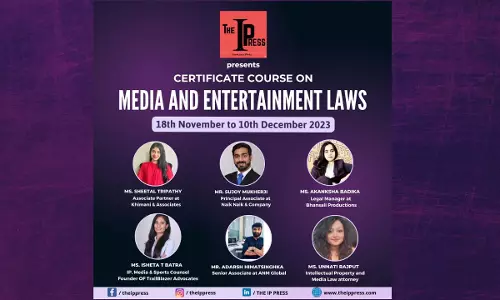 The IP Press | Media & Entertainment Laws Certificate Course
