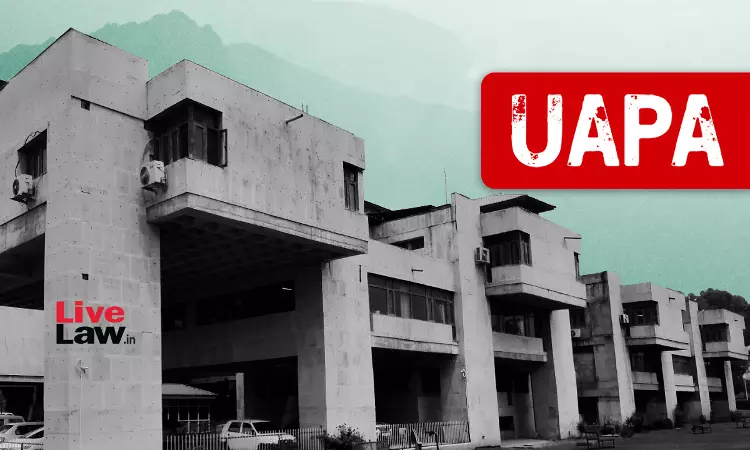 UAPA Arrest Without Legal Justification Violates Articles 14 & 21, Accused Entitled To Bail In Such Cases Despite S.43D(5) : J&K&L High Court UAPA Arrest Without Legal Justification Violates Articles 14 & 21, Accused Entitled To Bail In Such Cases Despite S.43D(5) : J&K&L High Court