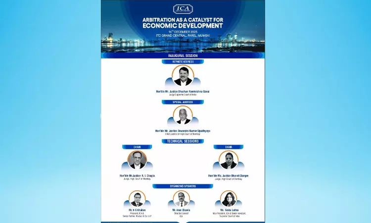 ICA: Conference On Arbitration As A Catalyst For Economic Development [16th December]