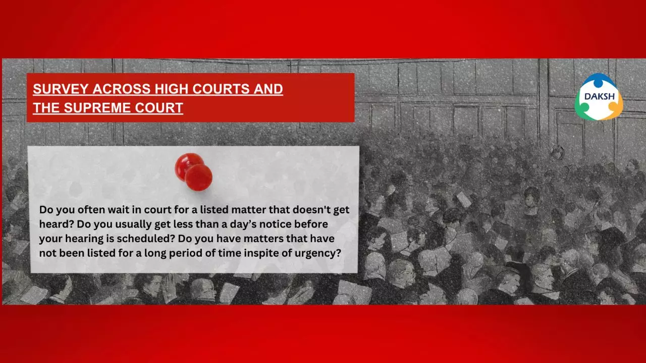 Survey Across High Courts And The Supreme Court On Causelists By Daksh Survey Across High Courts And The Supreme Court On Causelists By Daksh