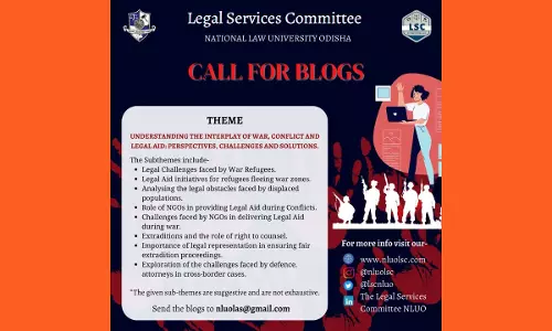 NLU Odisha Legal Services Committee Calls For Blogs