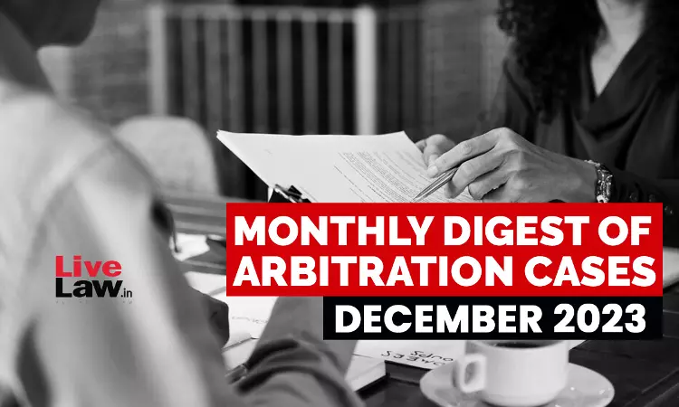 Arbitration Monthly Round-Up: December 2023 Arbitration Monthly Round-Up: December 2023