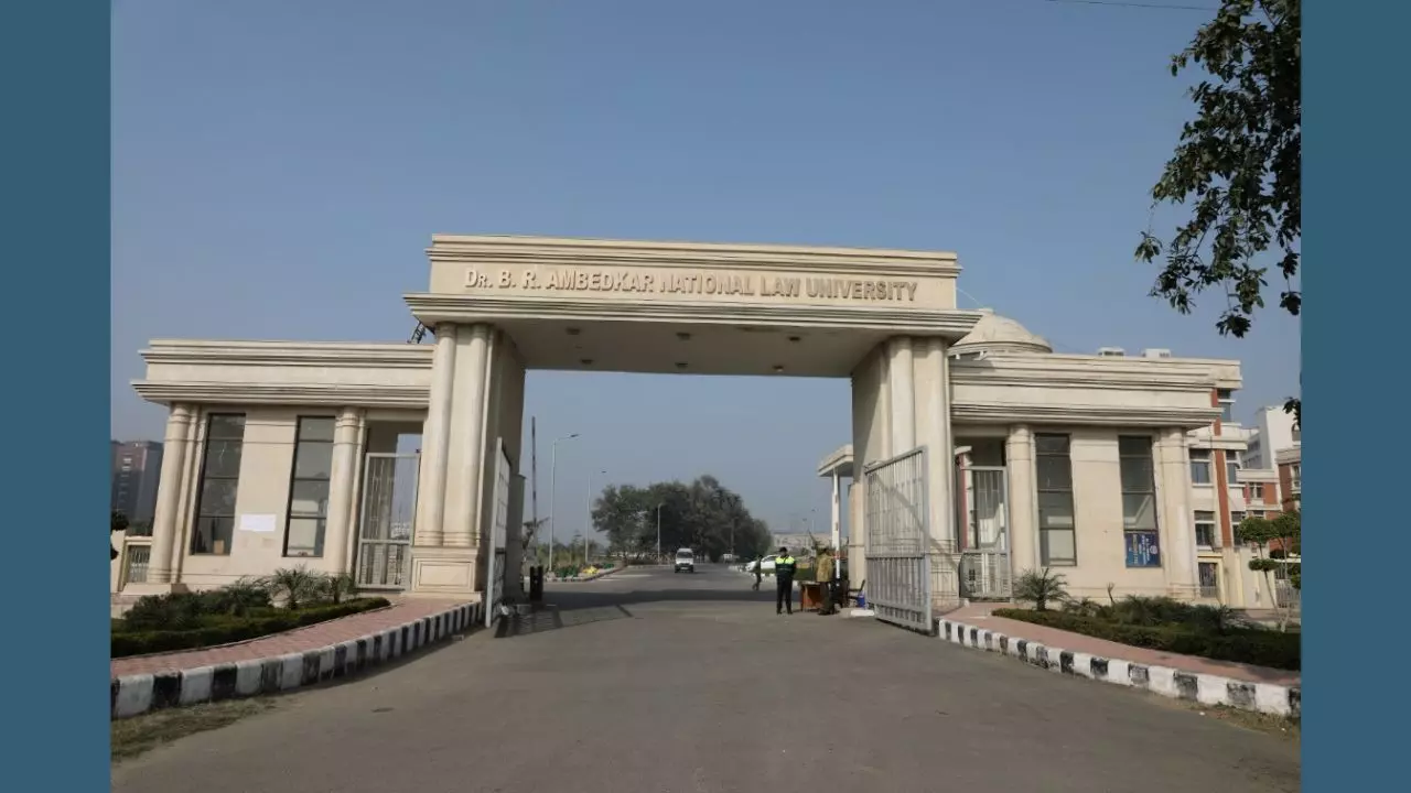 Dr. B.R. Ambedkar National Law University Unveils New And Emerging Syllabus In Their U.G. Courses